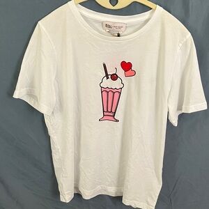 Kate Spade x Betty & Veronica Comics: White Milkshake Tee